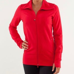 Lululemon Red Currant In Stride Jacket